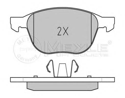 MEYLE 0252372318 Комплект тормозных колодок, дисковый тормоз