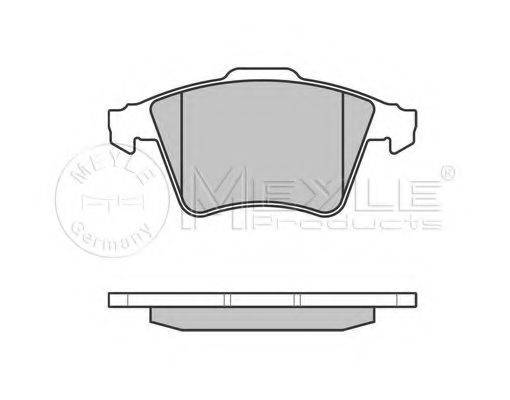 MEYLE 0252374919W Комплект тормозных колодок, дисковый тормоз