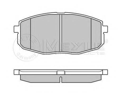 MEYLE 0252396617W Комплект тормозных колодок, дисковый тормоз