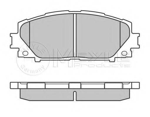 MEYLE 0252434717 Комплект тормозных колодок, дисковый тормоз