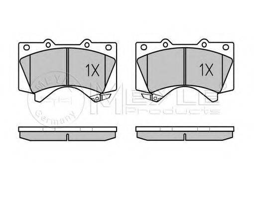 MEYLE 0252438618W Комплект тормозных колодок, дисковый тормоз