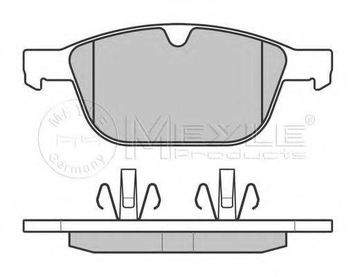 MEYLE 0252439920 Комплект тормозных колодок, дисковый тормоз