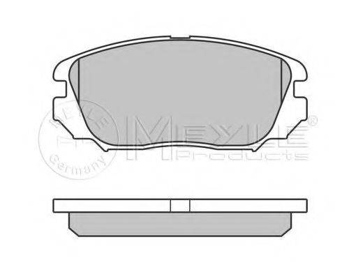 MEYLE 0252441519W Комплект тормозных колодок, дисковый тормоз