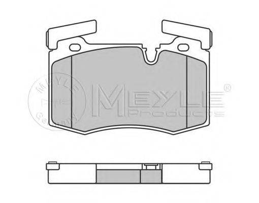 MEYLE 0252447814 Комплект тормозных колодок, дисковый тормоз