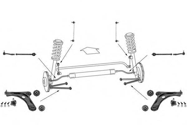 MEYLE WG0499800 Рулевое управление; Подвеска колеса
