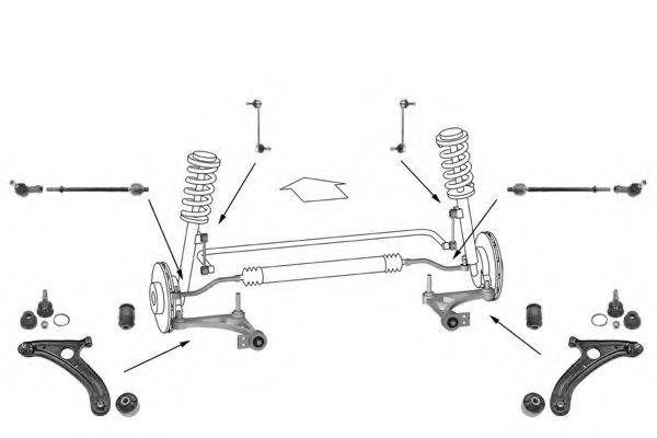 MEYLE WG0490100 Рулевое управление; Подвеска колеса