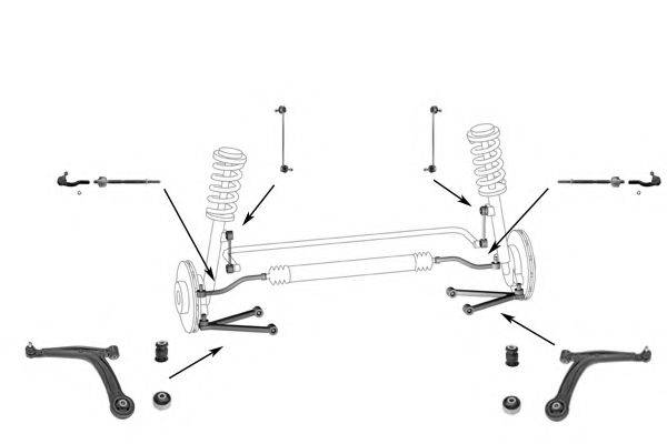 MEYLE WG0639600 Рулевое управление; Подвеска колеса