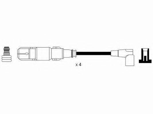 NGK 44312 Комплект проводов зажигания