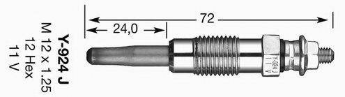 NGK 7906 Свеча накаливания