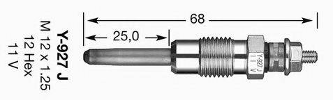 NGK 4916 Свеча накаливания