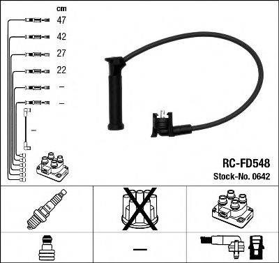 NGK 0642 Комплект проводов зажигания