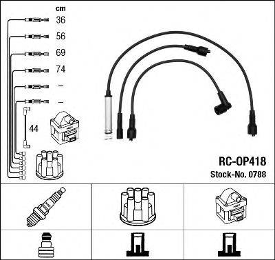 NGK 0788 Комплект проводов зажигания