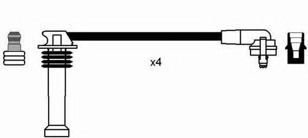 NGK 44297 Комплект проводов зажигания