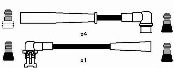 NGK 44284 Комплект проводов зажигания