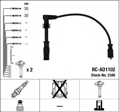 NGK 2348 Комплект проводов зажигания