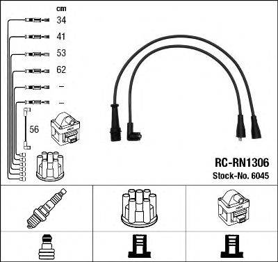 NGK 6045 Комплект проводов зажигания