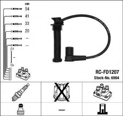 NGK 6984 Комплект проводов зажигания