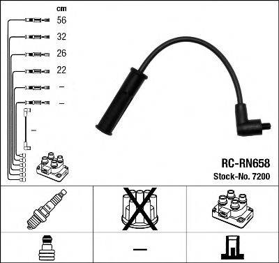 NGK 7200 Комплект проводов зажигания