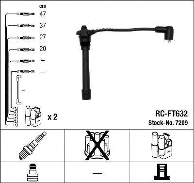 NGK 7209 Комплект проводов зажигания