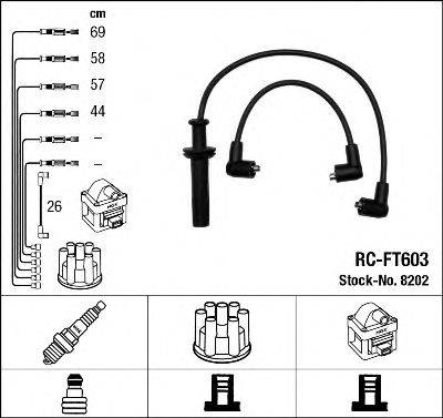 NGK 8202 Комплект проводов зажигания