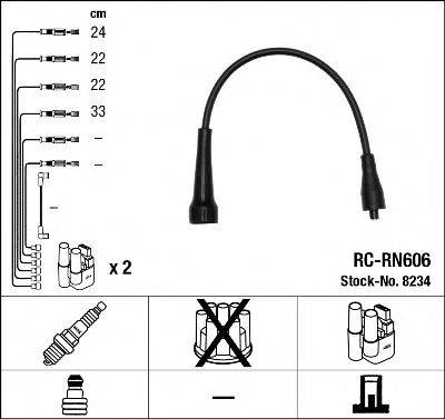 NGK 8234 Комплект проводов зажигания