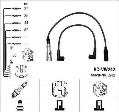 NGK 8262 Комплект проводов зажигания