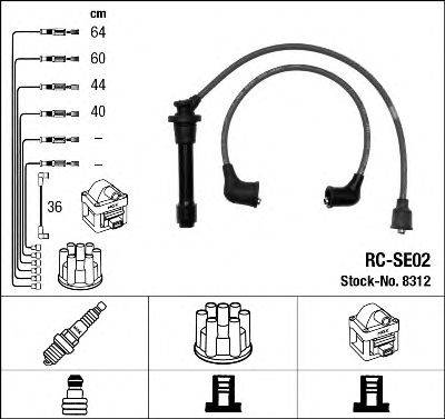 NGK 8312 Комплект проводов зажигания