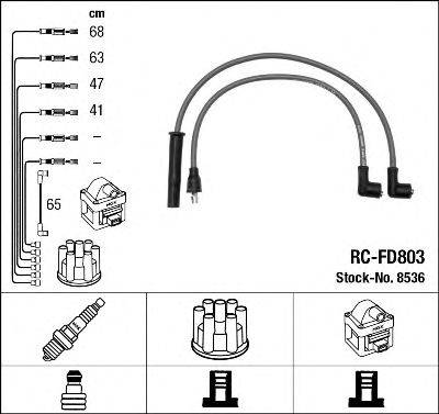 NGK 8536 Комплект проводов зажигания