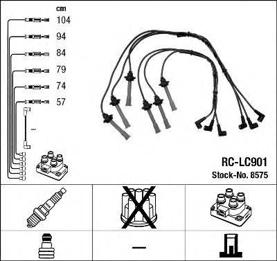 NGK 8575 Комплект проводов зажигания