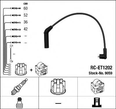 NGK 9059 Комплект проводов зажигания