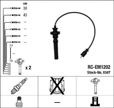 NGK 0347 Комплект проводов зажигания