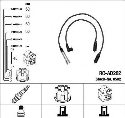 NGK 0502 Комплект проводов зажигания