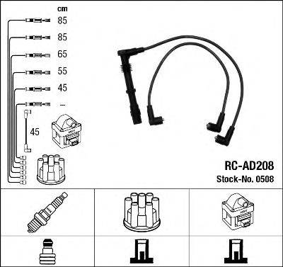 NGK 0508 Комплект проводов зажигания
