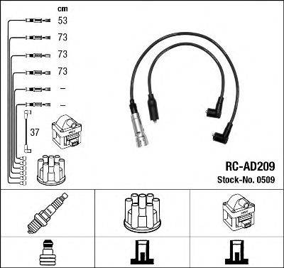 NGK 0509 Комплект проводов зажигания