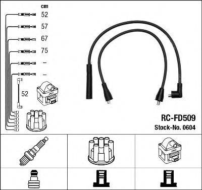 NGK 0604 Комплект проводов зажигания