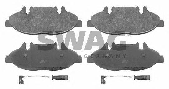 SWAG 10916487 Комплект тормозных колодок, дисковый тормоз