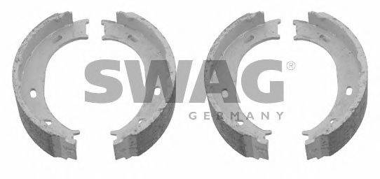 SWAG 10923192 Комплект тормозных колодок, стояночная тормозная система