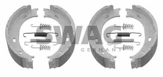 SWAG 10923193 Комплект тормозных колодок, стояночная тормозная система