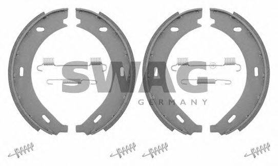 SWAG 10931150 Комплект тормозных колодок, стояночная тормозная система