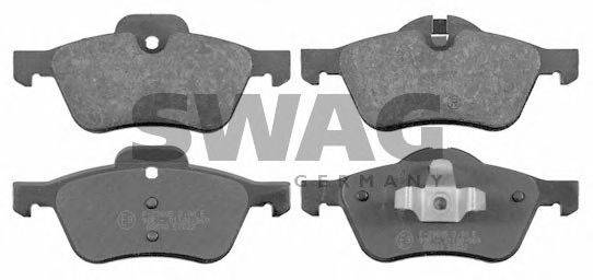 SWAG 11916490 Комплект тормозных колодок, дисковый тормоз