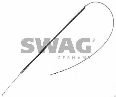 SWAG 20912302 Трос, стояночная тормозная система