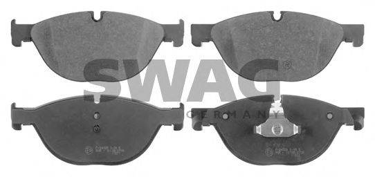 SWAG 20916787 Комплект тормозных колодок, дисковый тормоз