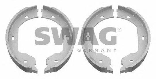 SWAG 20923851 Комплект тормозных колодок, стояночная тормозная система