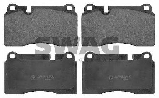 SWAG 30916734 Комплект тормозных колодок, дисковый тормоз