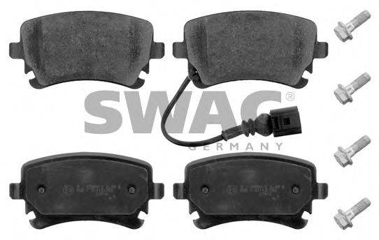 SWAG 30916860 Комплект тормозных колодок, дисковый тормоз