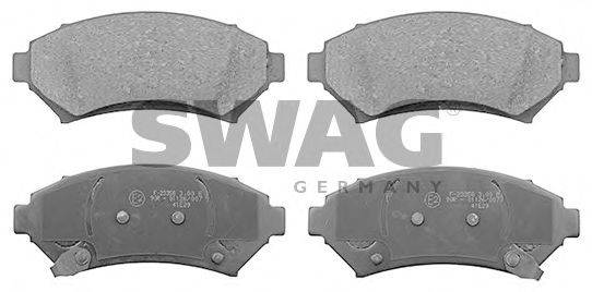 SWAG 40116156 Комплект тормозных колодок, дисковый тормоз