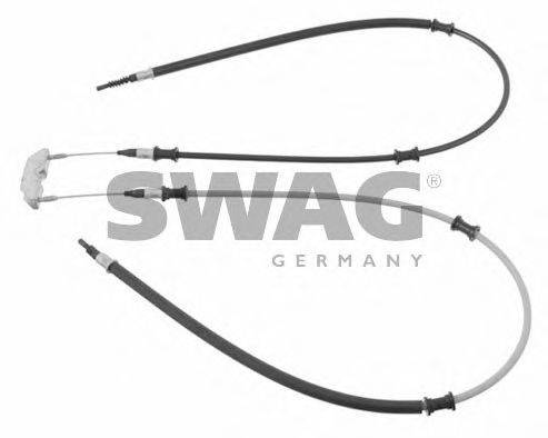 SWAG 40923954 Трос, стояночная тормозная система