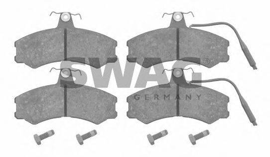 SWAG 62916051 Комплект тормозных колодок, дисковый тормоз