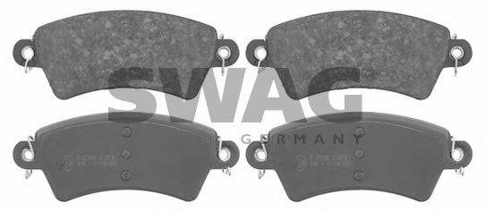 SWAG 62916364 Комплект тормозных колодок, дисковый тормоз