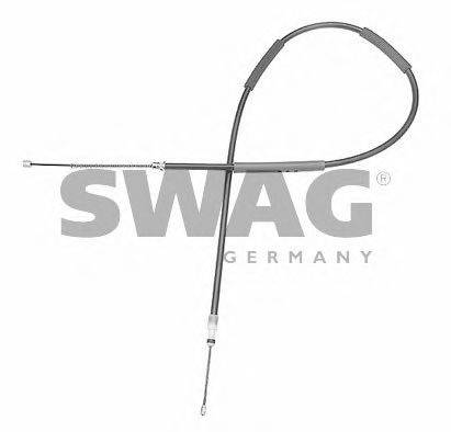 SWAG 62917907 Трос, стояночная тормозная система